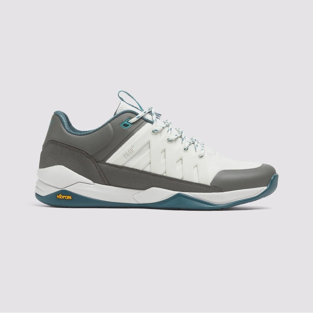 P448 Gray and White Athletic Shoes with Sleek Design